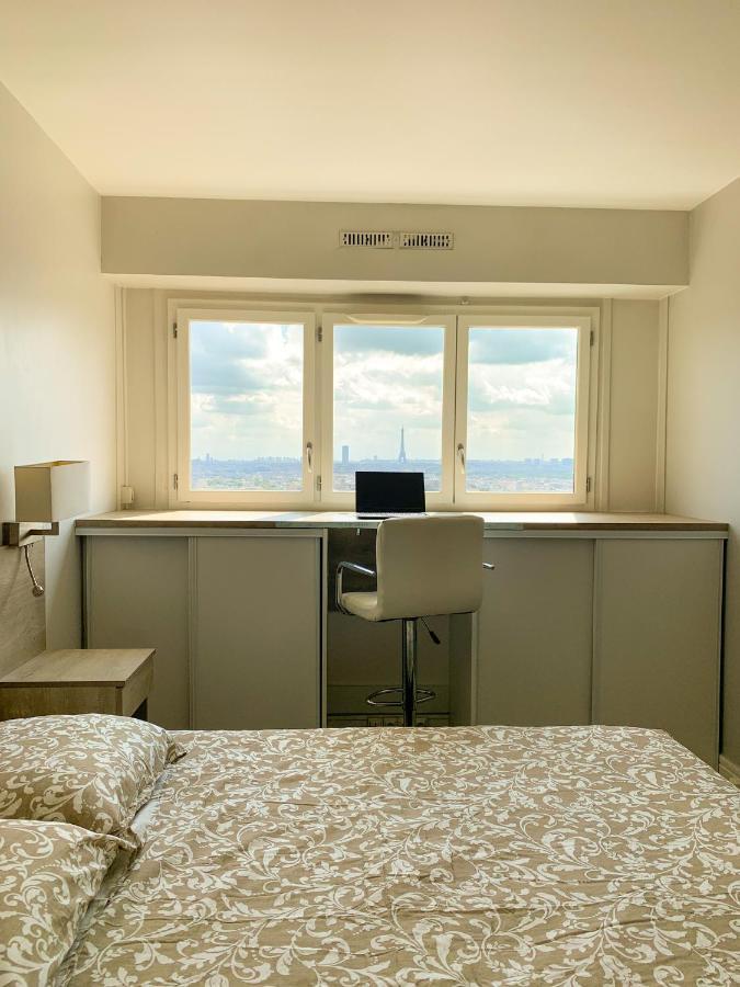 Vue Panoramique Sur Paris : Sublime Appartement Au Centre De Курбевуа Екстер'єр фото