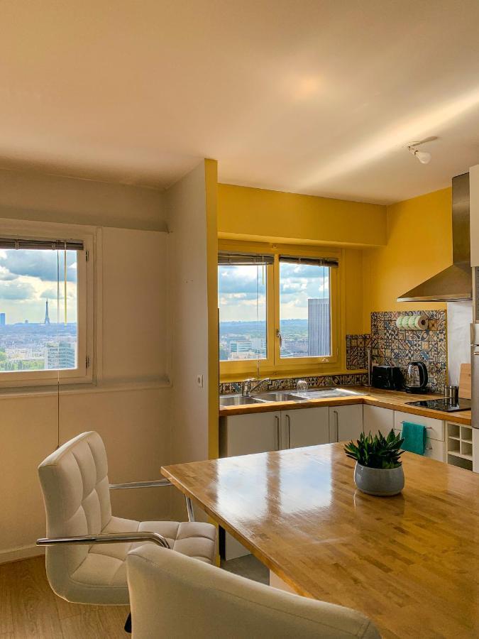 Vue Panoramique Sur Paris : Sublime Appartement Au Centre De Курбевуа Екстер'єр фото