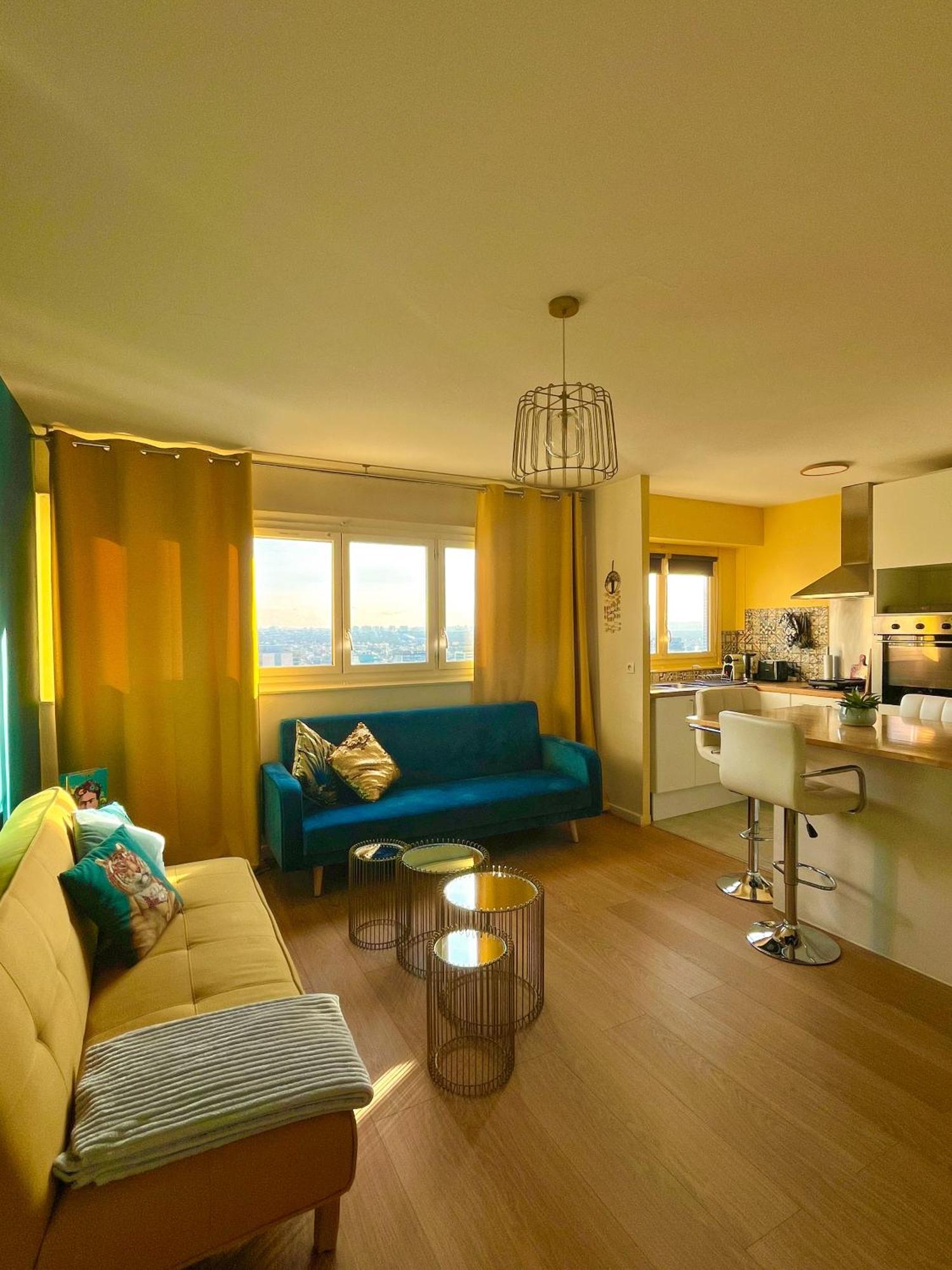 Vue Panoramique Sur Paris : Sublime Appartement Au Centre De Курбевуа Екстер'єр фото